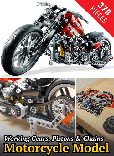 378 pc Motorcycle Block Set