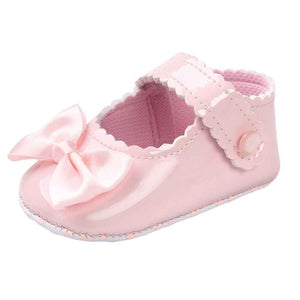 Baby Girl Bowknot Leather Shoes