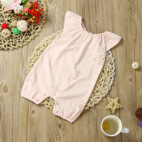 Baby Girls Light Pink Romper Outfit