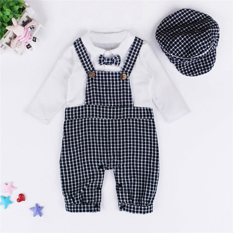 Baby Lattice Romper