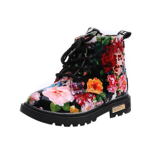 Elegant Floral Flower Children Boots