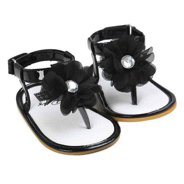 Baby Flower Pearl Sandals