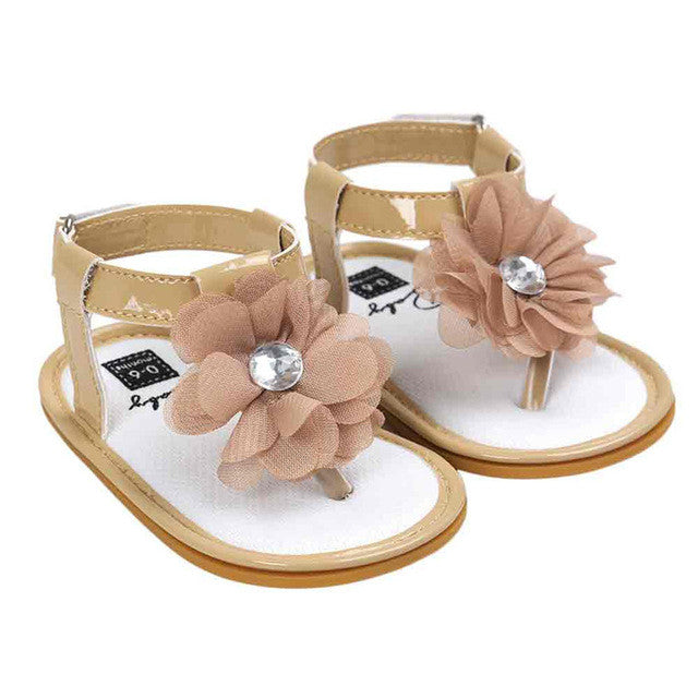 Baby Flower Pearl Sandals