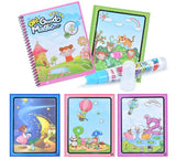 Magic Water Drawing Book Coloring Book Doodle with Magic Pen Painting Board Juguetes For Children Education Drawing Toy