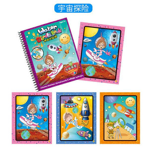 Magic Water Drawing Book Coloring Book Doodle with Magic Pen Painting Board Juguetes For Children Education Drawing Toy