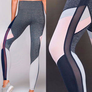 Elastic Women Sports Yoga Mid Waist Leggings