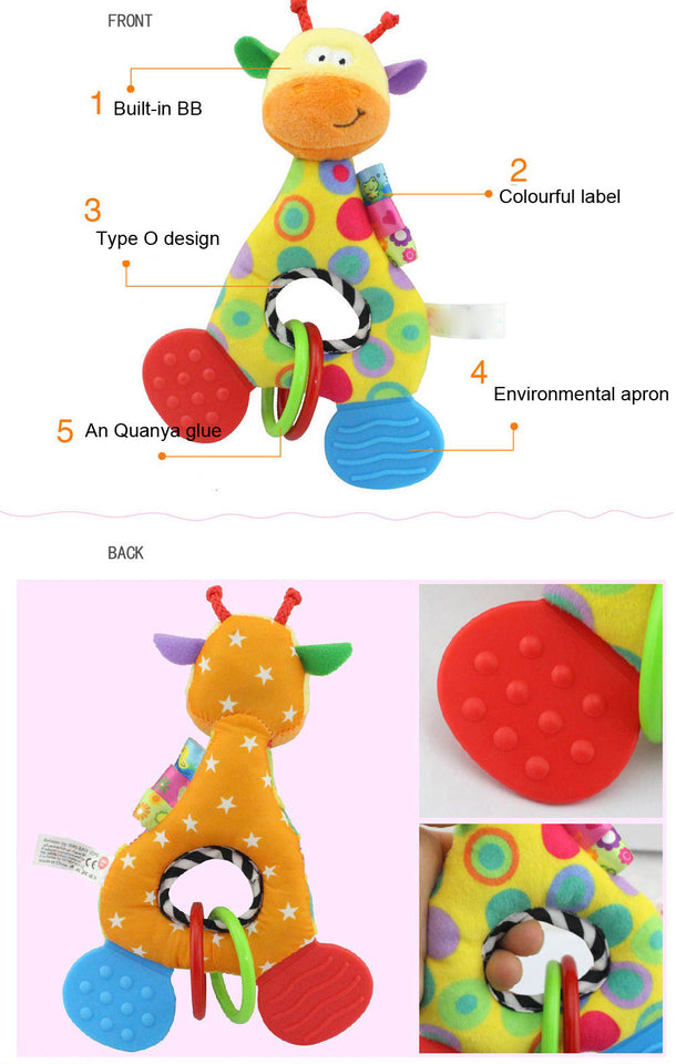 Animal Rattles Teether