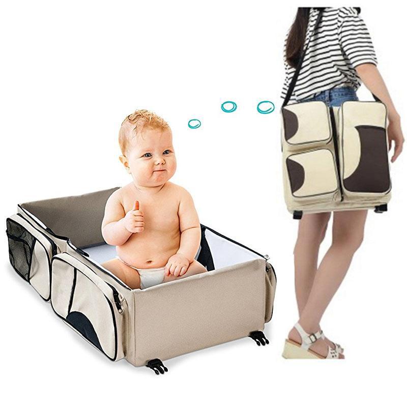 3-in-1 Portable Diaper Bag