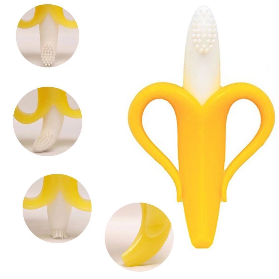 Banana Training Toothbrush and Teether