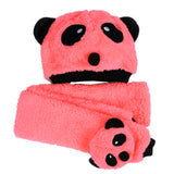 Autumn Winter Panda Warm Hat &Scarf Set