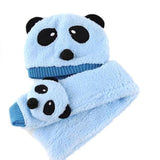 Autumn Winter Panda Warm Hat &Scarf Set