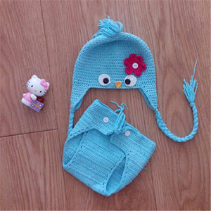 Soft Adorable Animal Photography Props Crochet Outfits